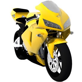 Honda CBR RR 3D Object | FREE Artlantis Objects Download